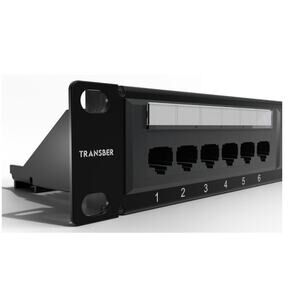 Transber 24Port UTP 1U/19'' Wall/Rack Mount Compatible With Cat5/5e/6 Cabling S1